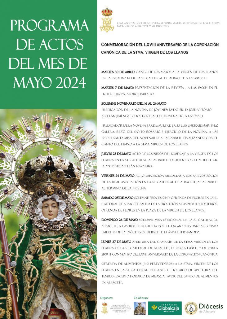 Cartel Actos Novena 2024