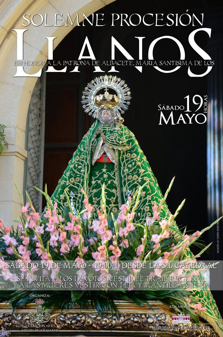 Carteles Actos y Cultos en honor a la Stma. Virgen de los Llanos