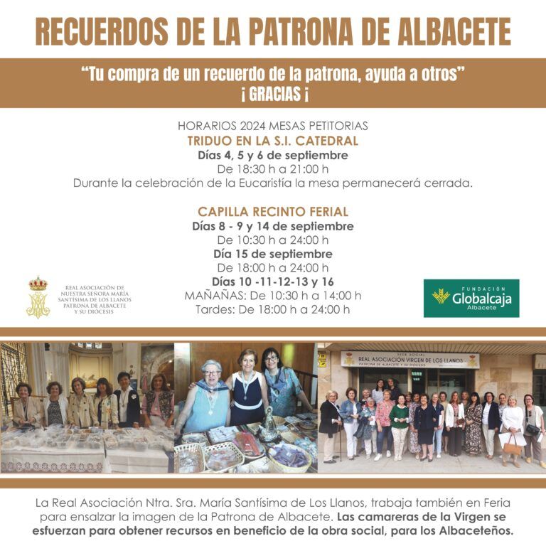 Recuerdos de la Patrona de Albacete